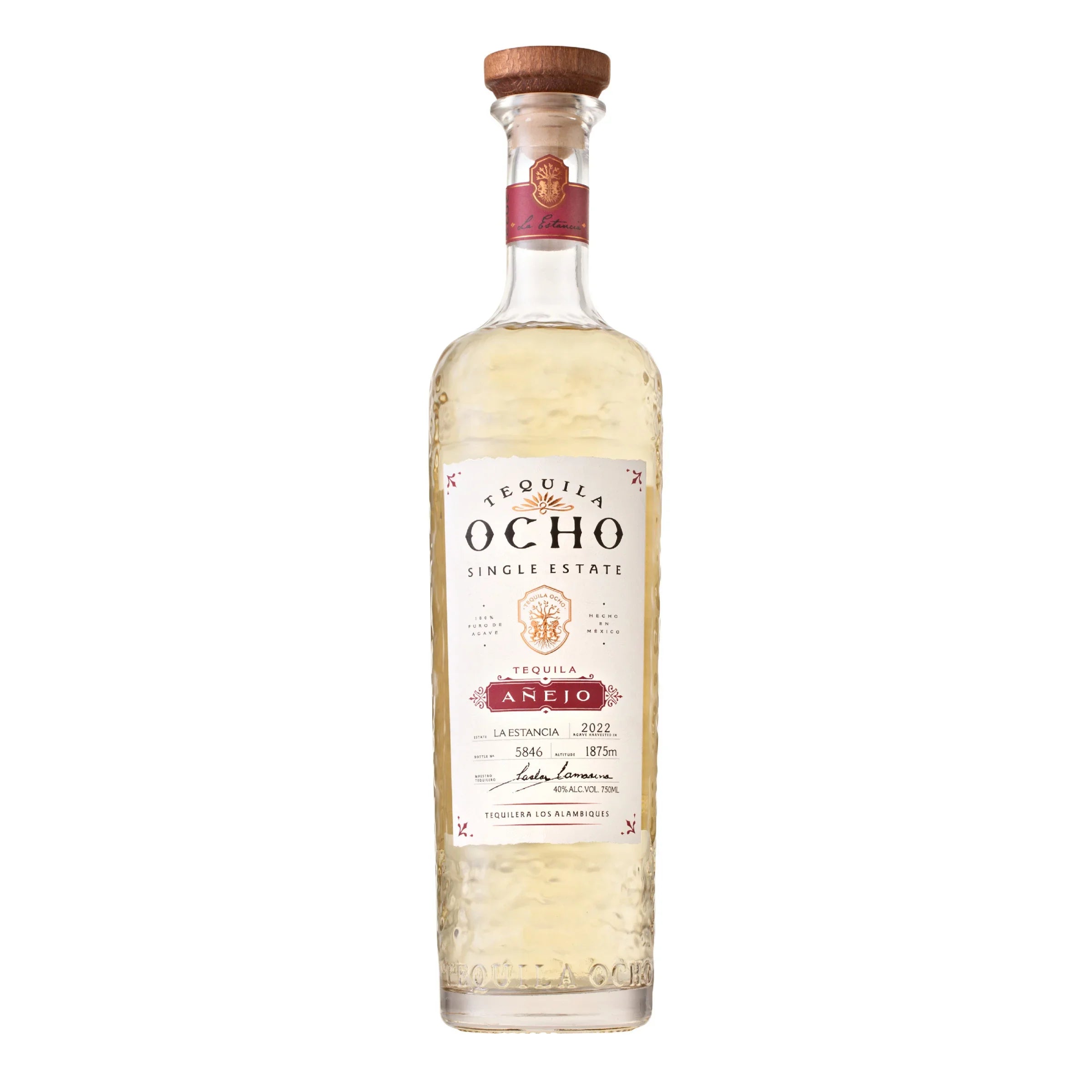 Tequila Ocho Anejo 750 ml - Captain Caskwell