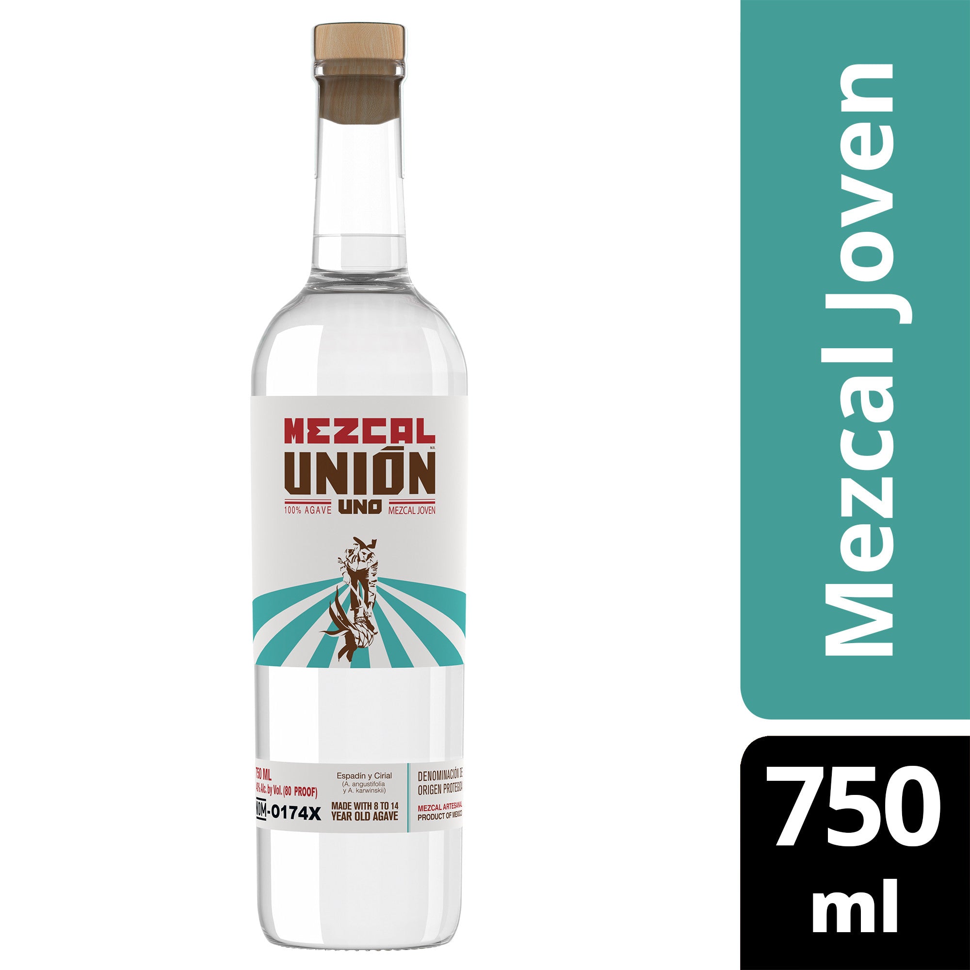 Union Mezcal Uno Joven 750ml - Captain Caskwell