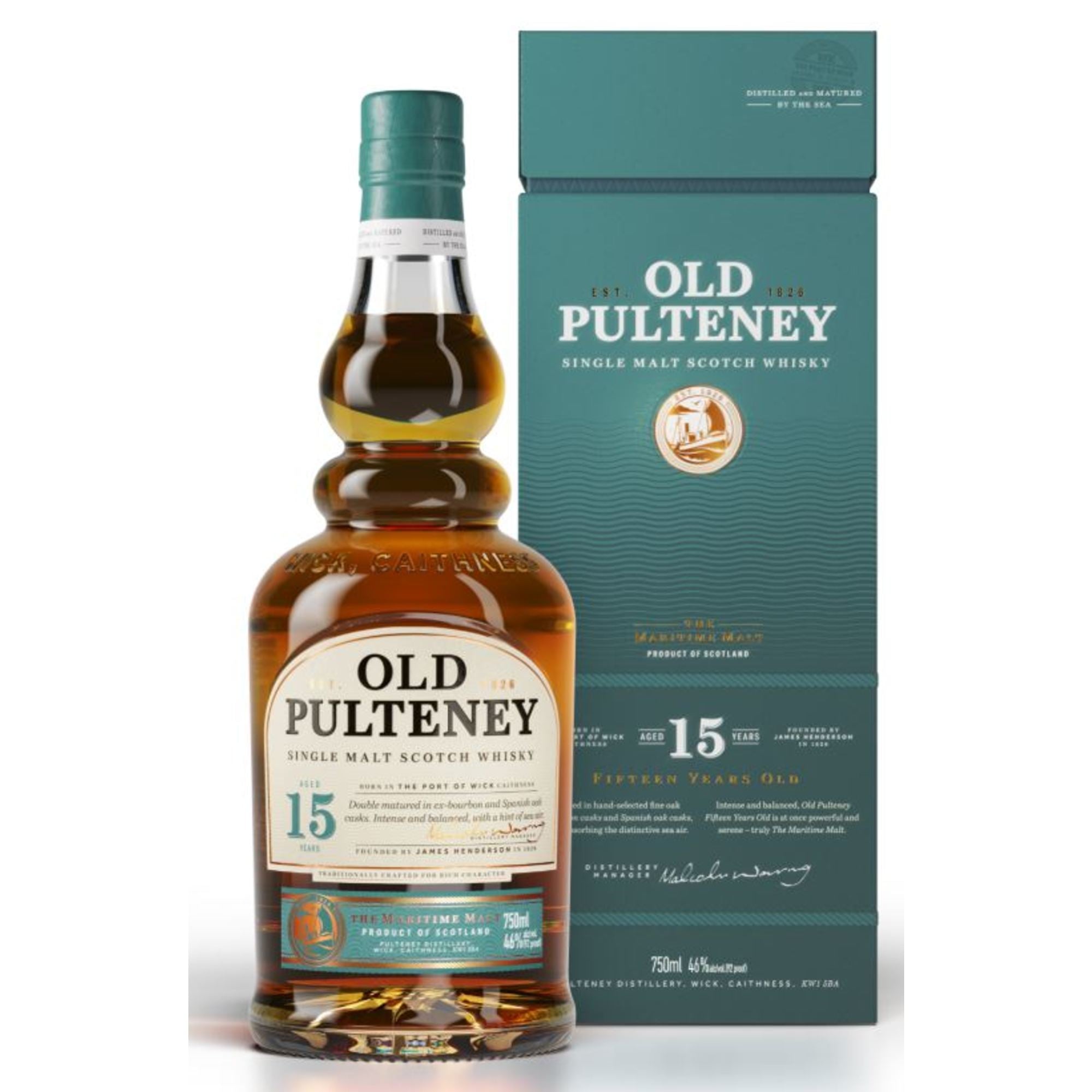 Old Pulteney Single Malt Scotch 15 year 750 ml - Captain Caskwell