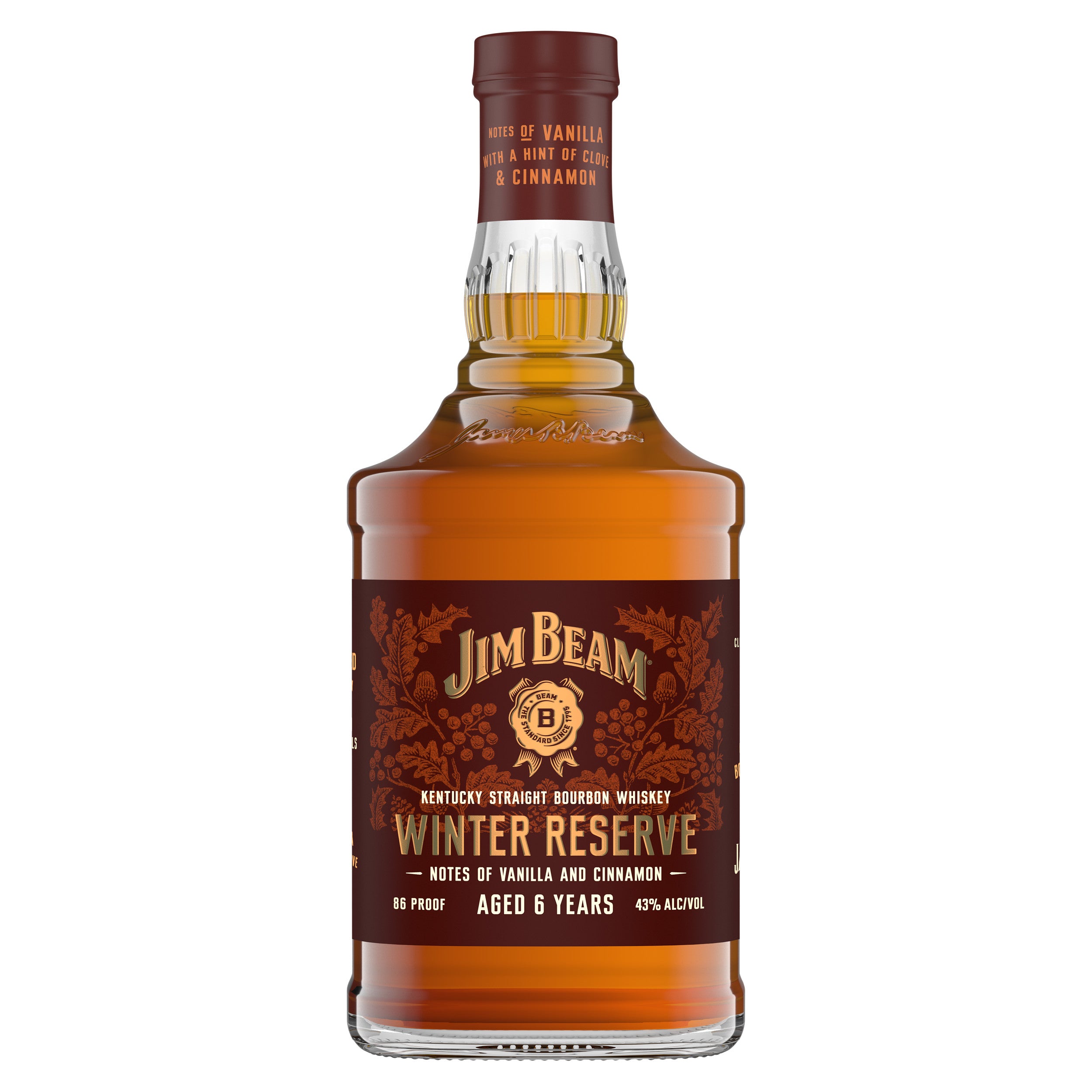 Jim Beam Winter Reserve Kentucky Straight 6 year 750 ML - Captain Caskwell