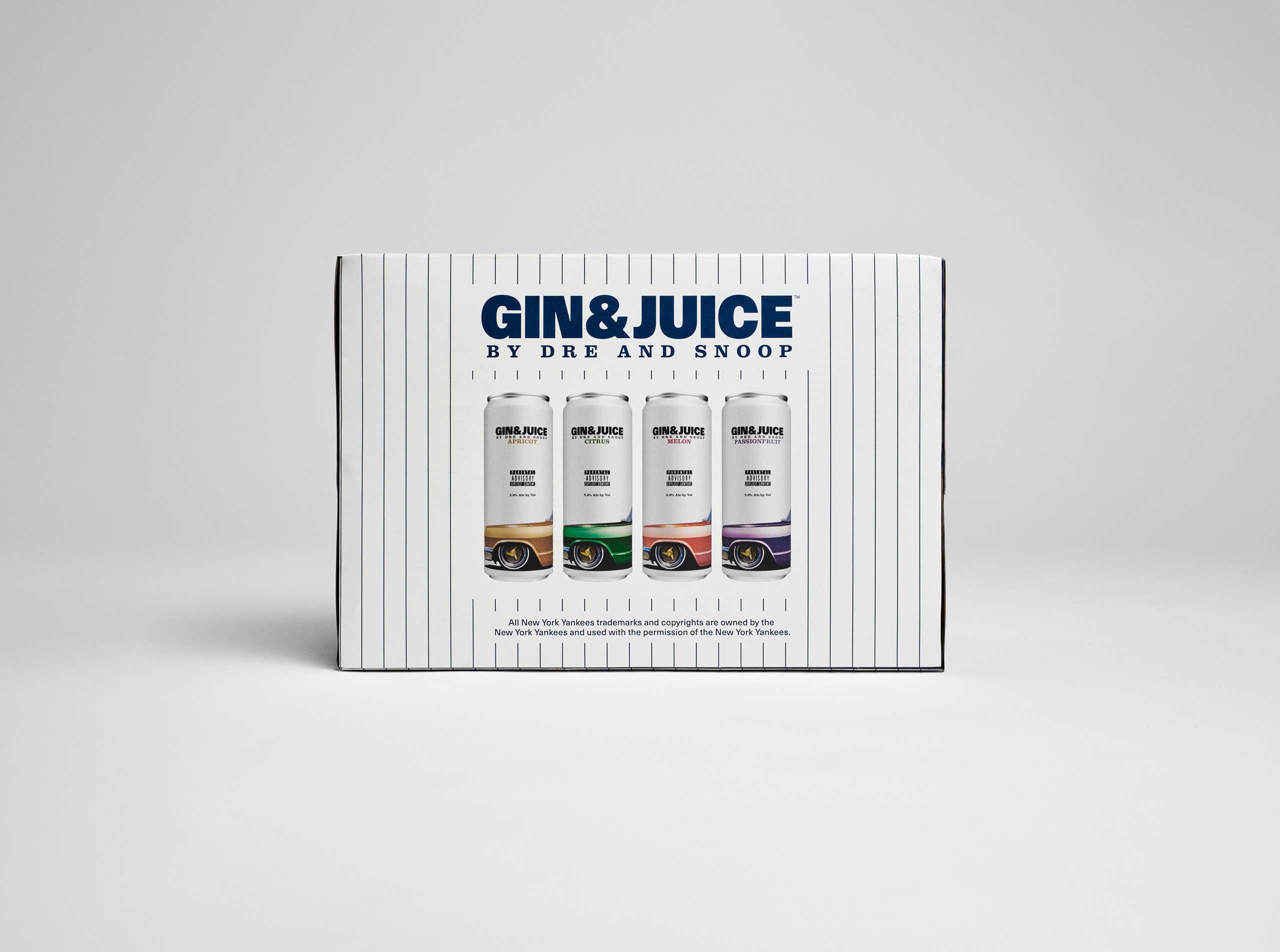 Gin and Juice Apricot 4/355ml 355 - Captain Caskwell