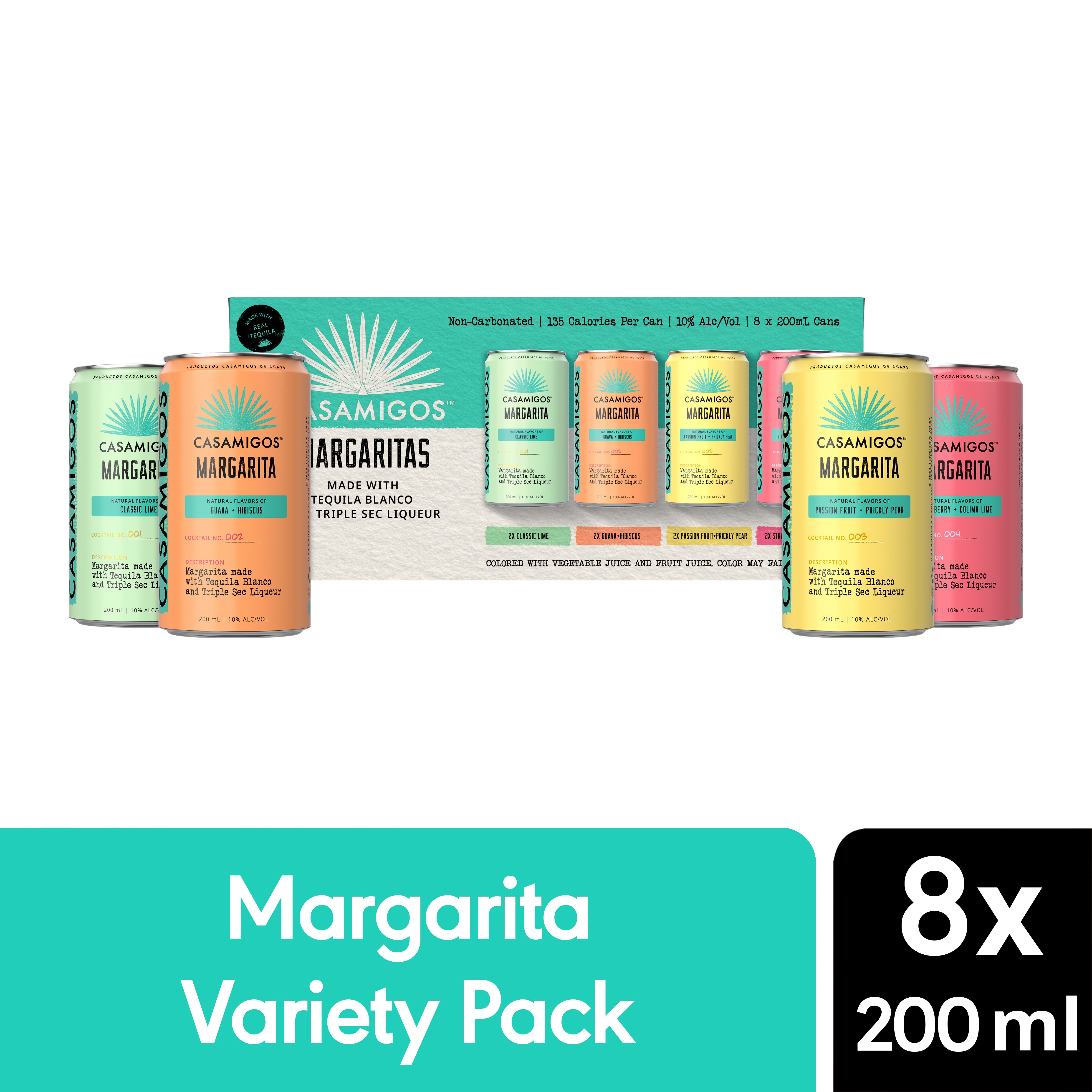 Casamigos Margarias 4 Flavors 8 pack 200 ml - Captain Caskwell