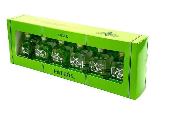 Patron Mini Silver 6 pack 50ml - Captain Caskwell