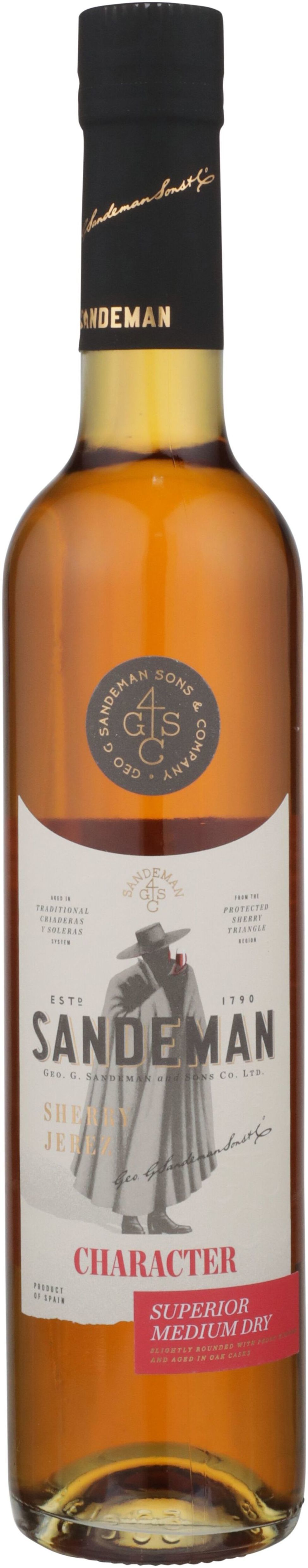 Sandeman Sherry Jerez Character Superior Medium Dry 500ml - Captain Caskwell
