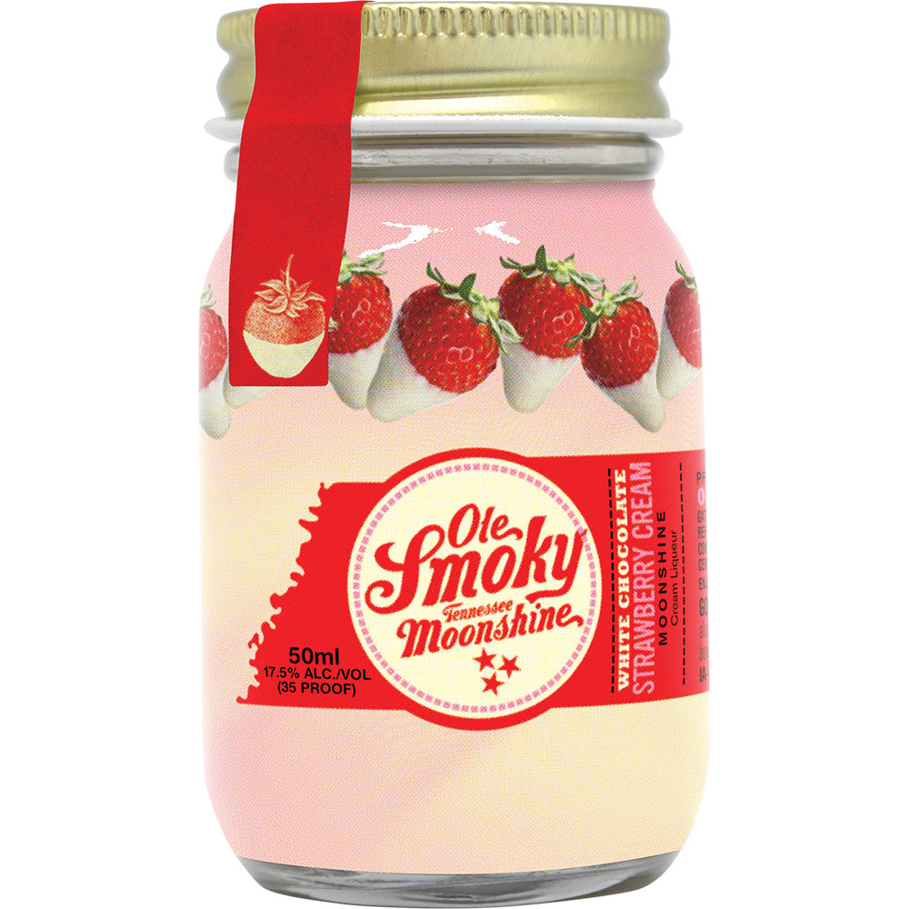 Ole Smoky White Chocolate Strawberry Cream 750 ml - Captain Caskwell