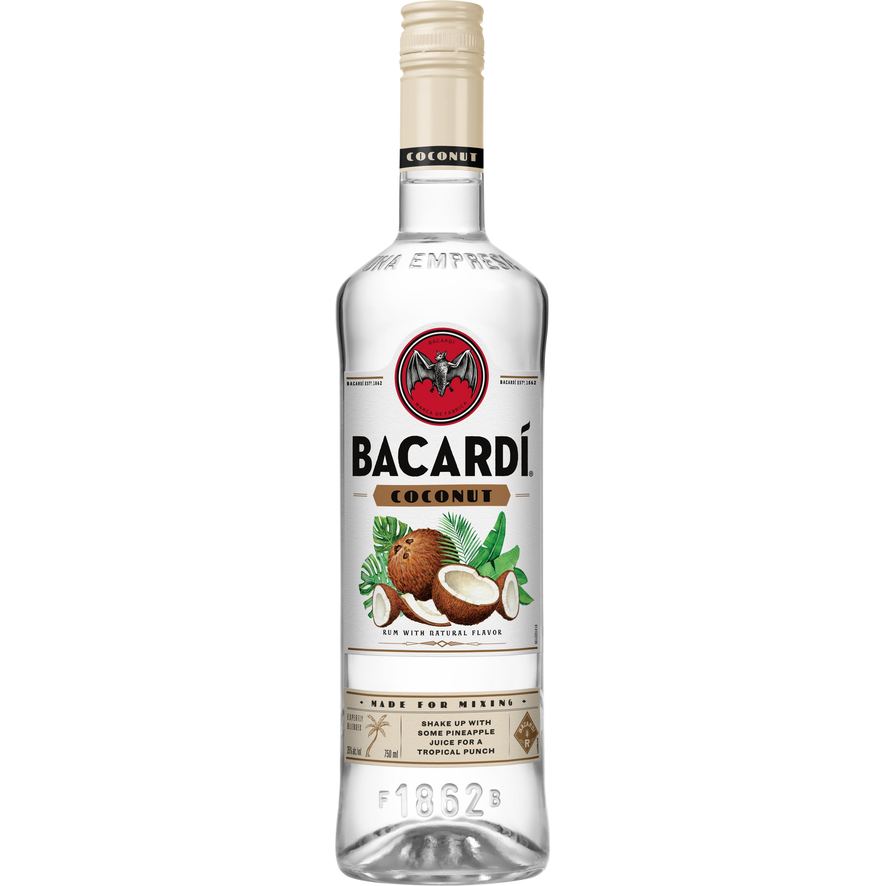 Bacardi Coconut Rum 750ml - Captain Caskwell