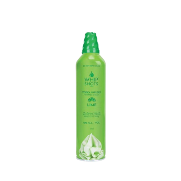 Whip Shots Vodka infused Lime Whipped Cream 200 ml - Captain Caskwell