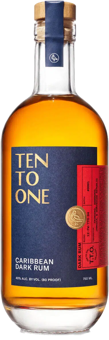 Ten To One Caribbean Dark Rum 750 ml - Captain Caskwell