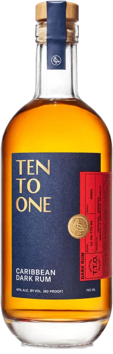 Ten To One Caribbean Dark Rum 750 ml - Captain Caskwell