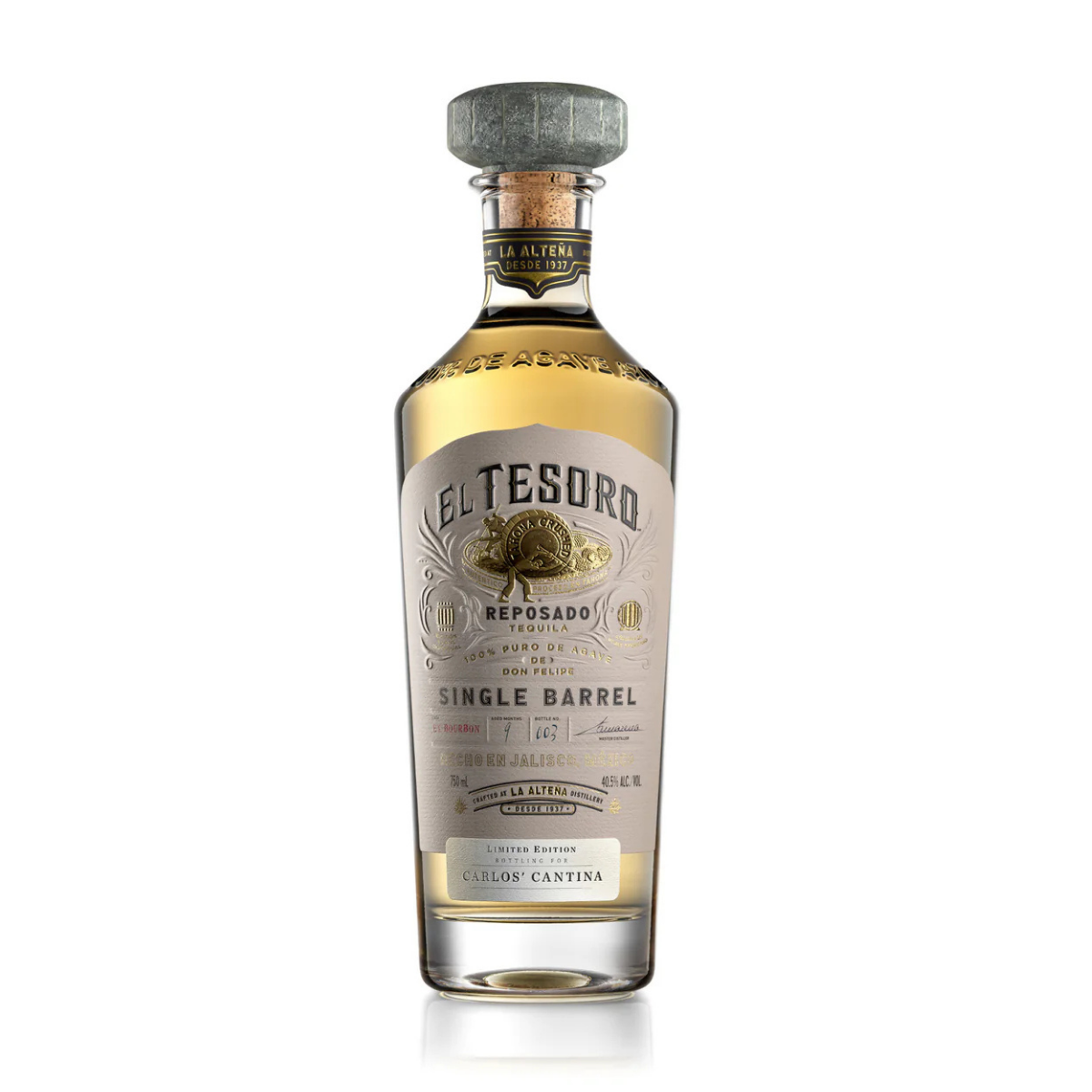 El Tesoro Reposado Single Barrel Limited Edition Tequila Hombre Barrel Select 750 ML - Captain Caskwell