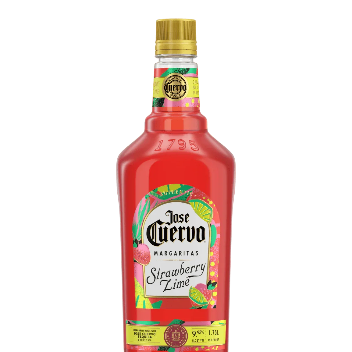 Jose Cuervo Authentics Strawberry Lime Margarita 1.75 L - Captain Caskwell