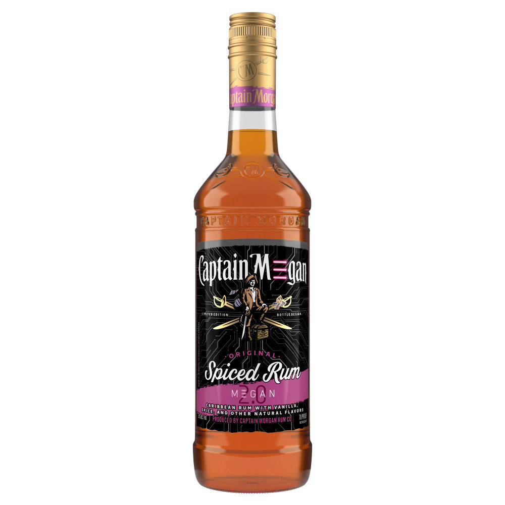 Captain Morgan Limited Edition Spiced Rum Megan 2.0 750 ML - Captain Caskwell
