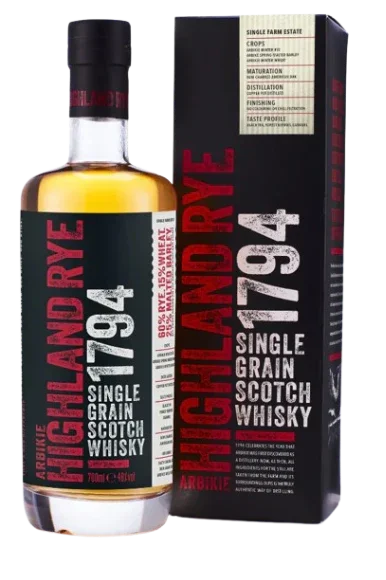 Arbikie 1794 Single Grain Highland Scotch Whiskey 2021 750ml - Captain Caskwell