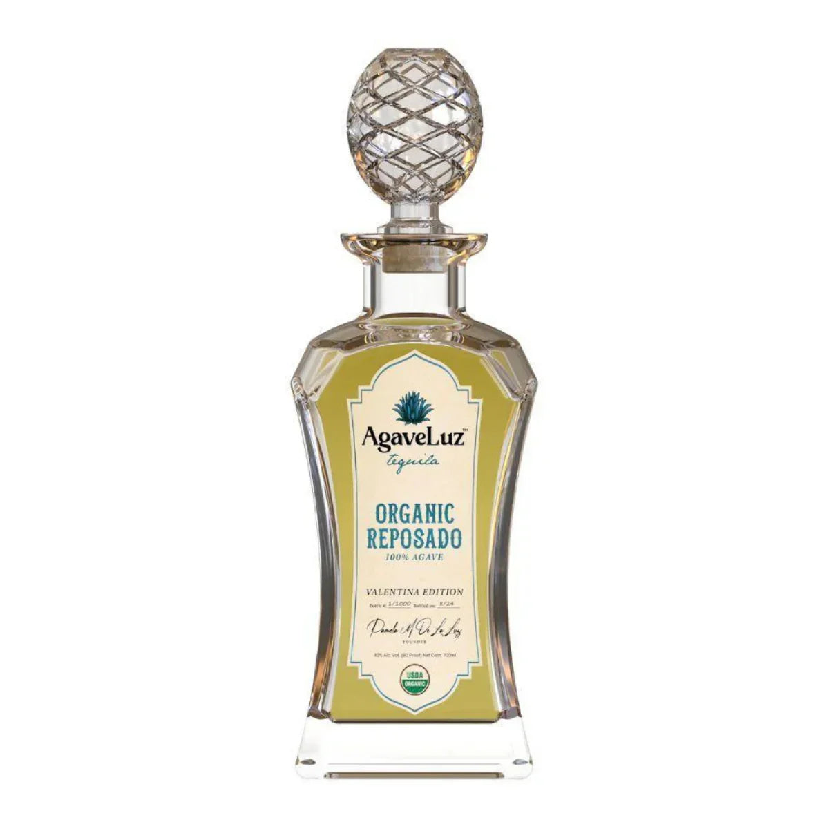 Agaveluz Organic Reposado Valentina Edition 700 ml - Captain Caskwell