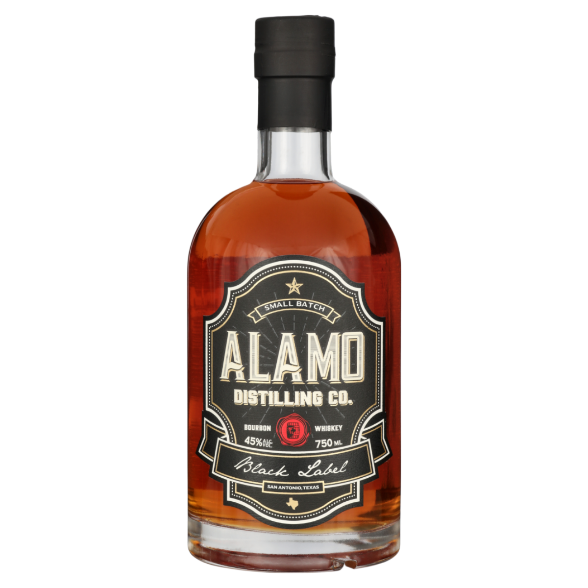Alamo Black Label Bourbon Whiskey 750ml - Captain Caskwell