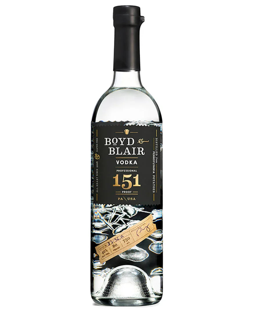 Boyd and Blair Professional Proof 151 Potato Vodka 750 ml - Captain Caskwell