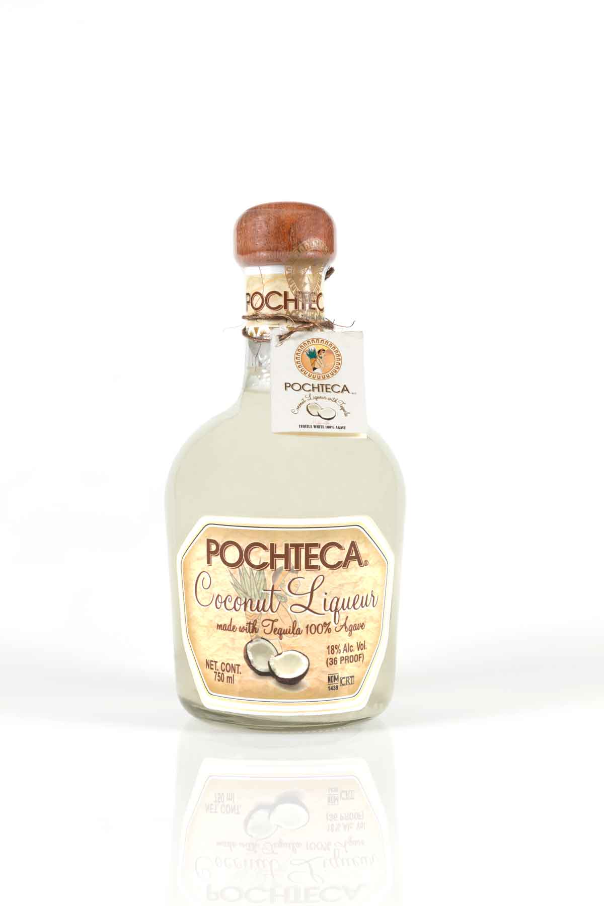 Pochteca Coconut Liqueur with Tequila 750 ml