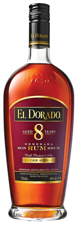El Dorado Cask 8 year 80 - Captain Caskwell
