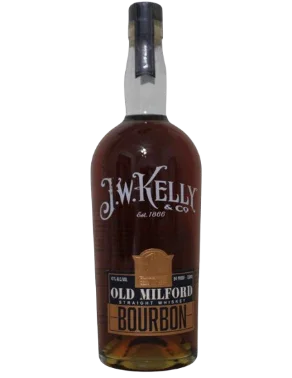 J.W Kelly and Co Old Milford Straight Bourbon Single Barrel Doubled Oaked 750 ml - Captain Caskwell
