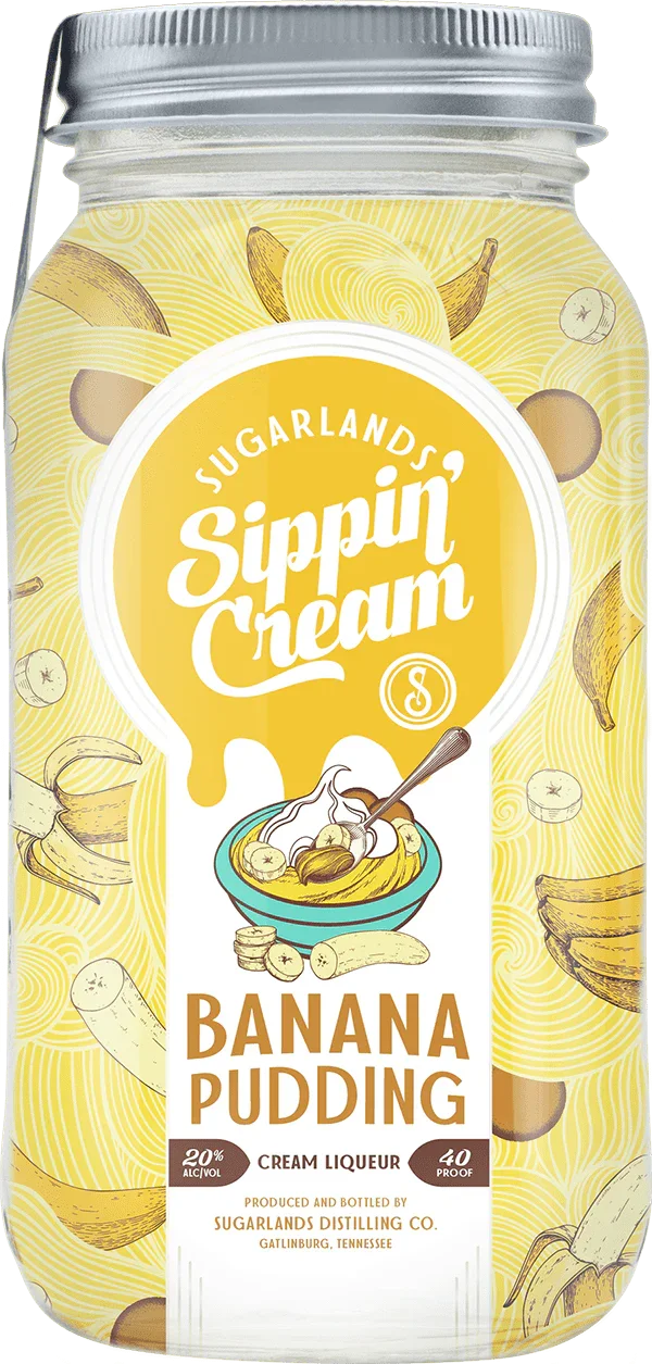 Sugarlands Appalachian Sippin Cream Banana Pudding 50 ml - Captain Caskwell