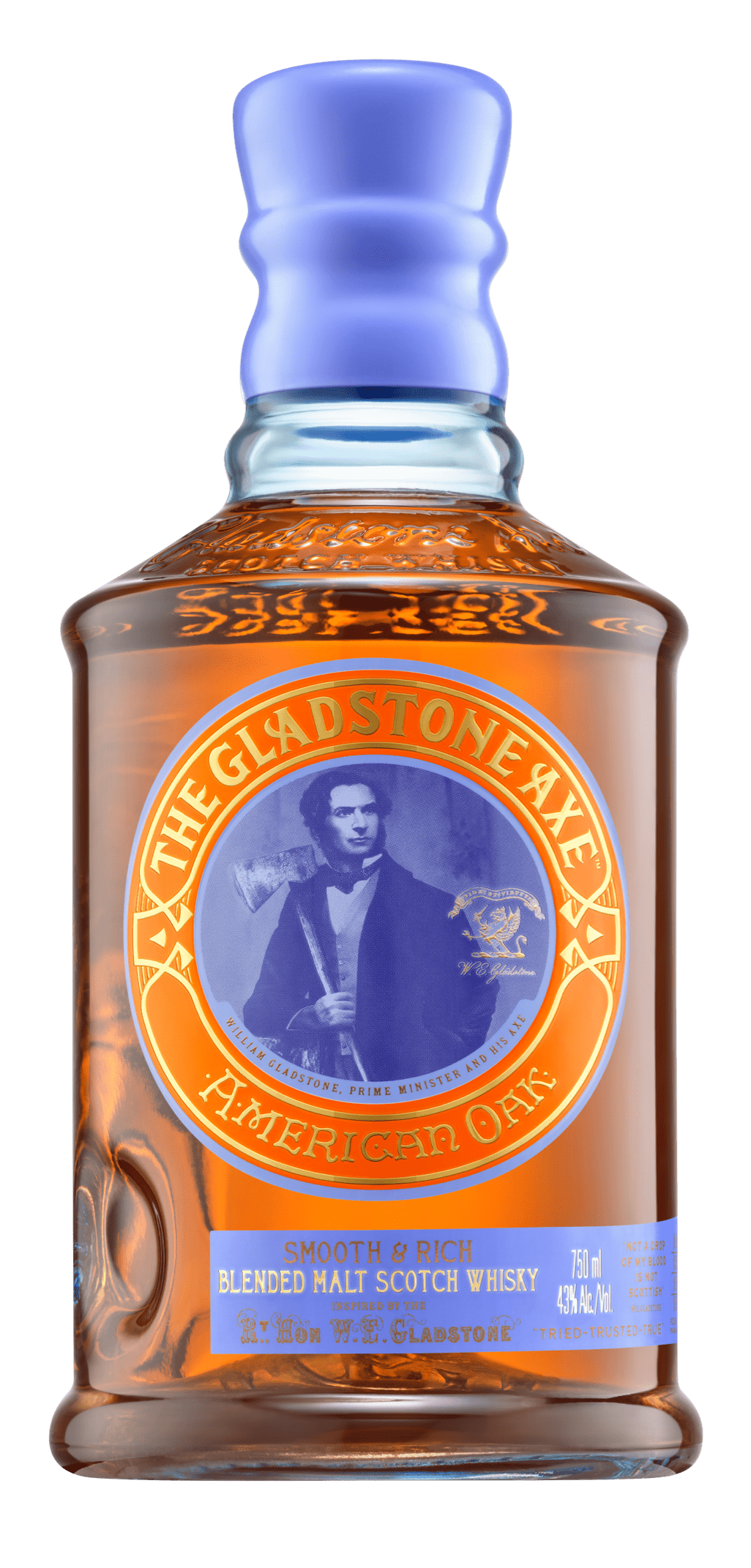 The Gladstone Axe American Oak Smooth and Rich 750 ml - Captain Caskwell