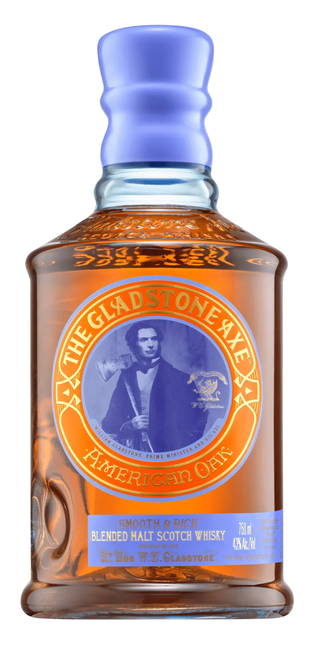 The Gladstone Axe American Oak Smooth and Rich 750 ml - Captain Caskwell