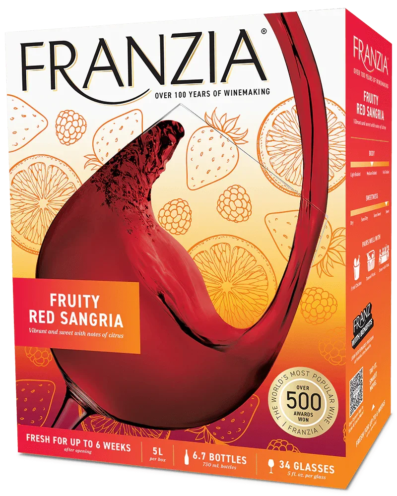 Franzia Fruity Red Sangria 5 L - Captain Caskwell