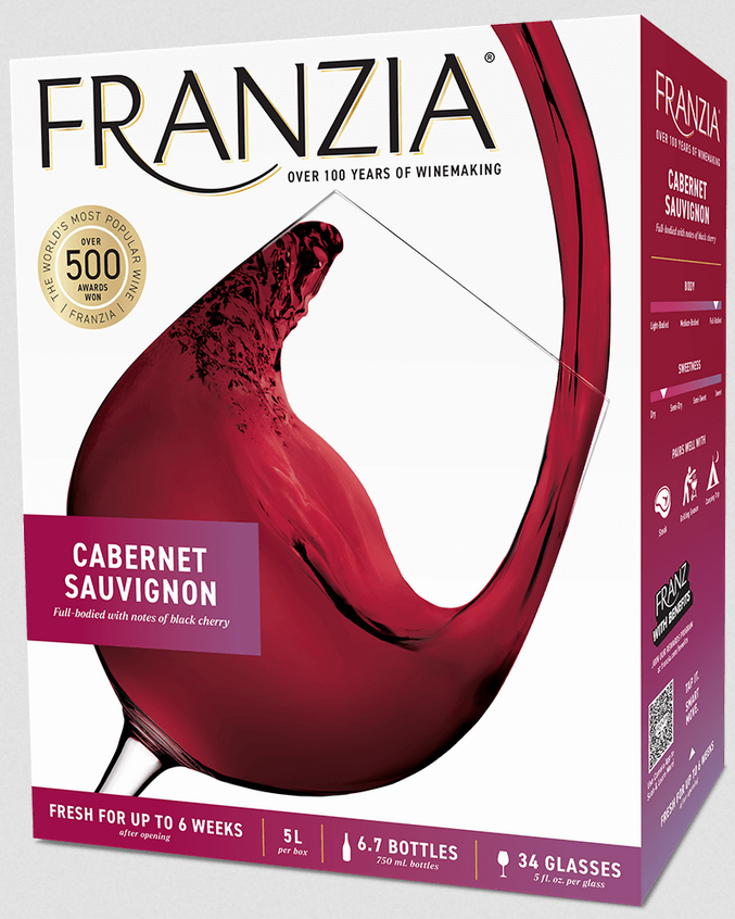 Franzia Cabernet Sauvignon 5L - Captain Caskwell