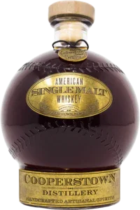 Cooperstown Limited Edition Baseball Decanter - Straight American Single Malt Whiskey 2022 750 ml - Captain Caskwell