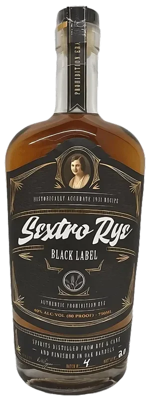 Sextro Rye Black label 750 ml - Captain Caskwell