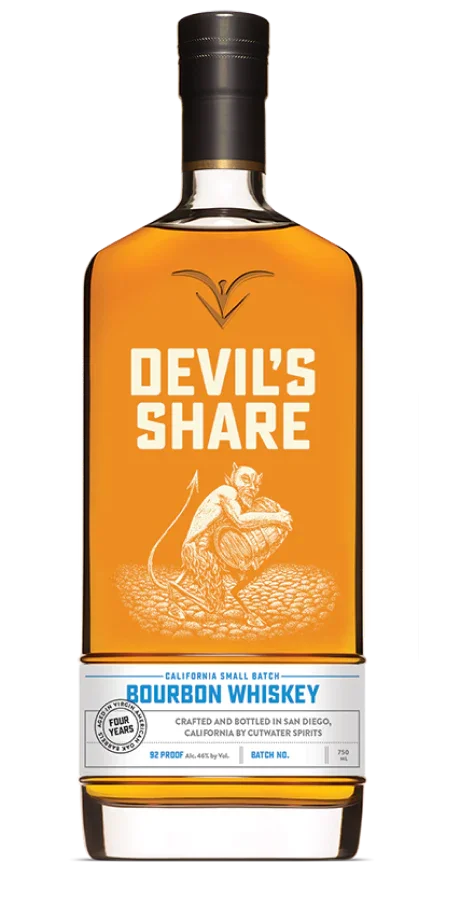 Cutwater Devils Share Bourbon Whiskey 750ml - Captain Caskwell