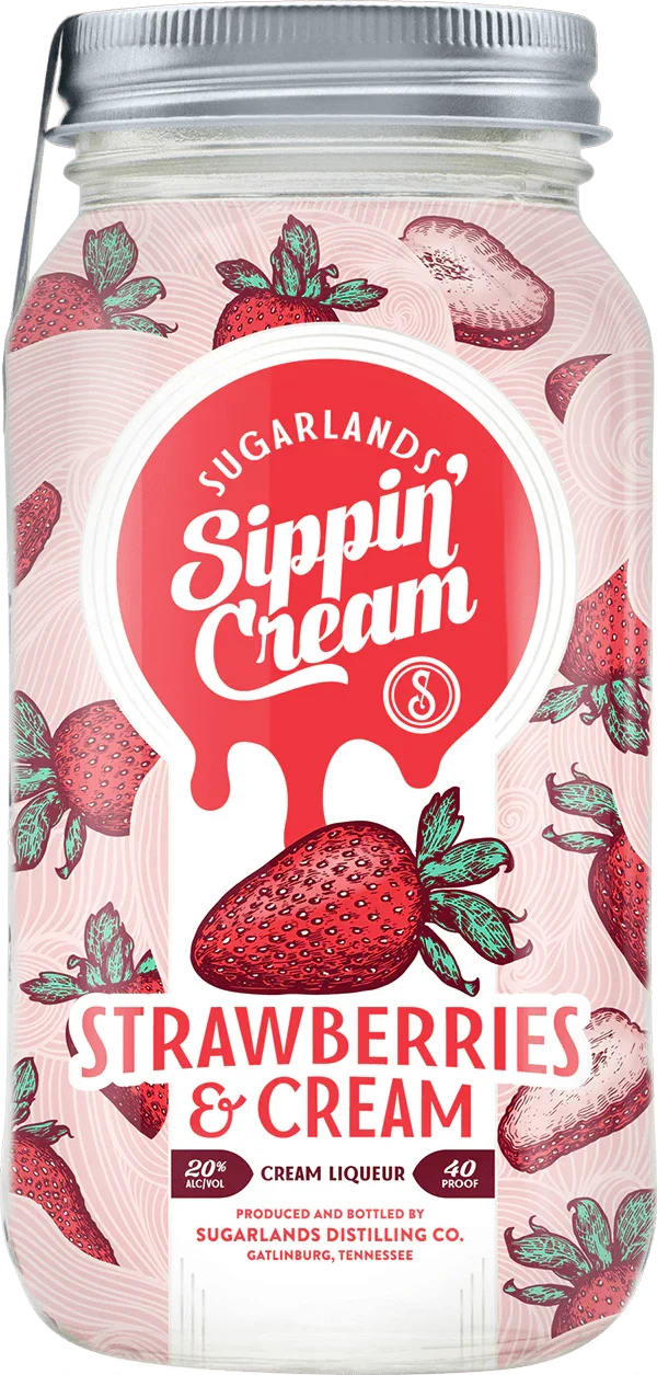 Sugarlands Shine Strawberry Dream cream 750 ml - Captain Caskwell