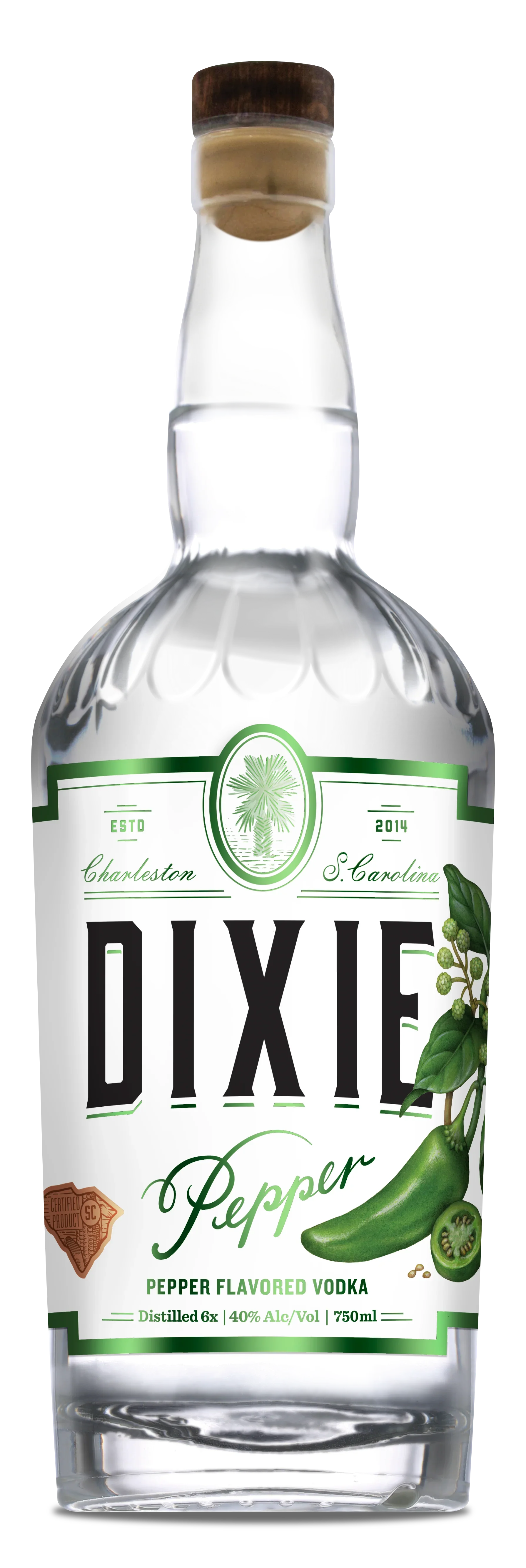 Dixie Black Pepper Vodka 750 ml - Captain Caskwell