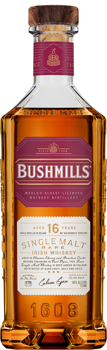 Bushmills 16 Year Single Malt Irish Whiskey 750 ml - Captain Caskwell
