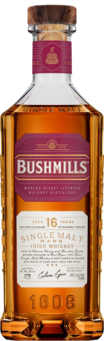 Bushmills 16 Year Single Malt Irish Whiskey 750 ml - Captain Caskwell