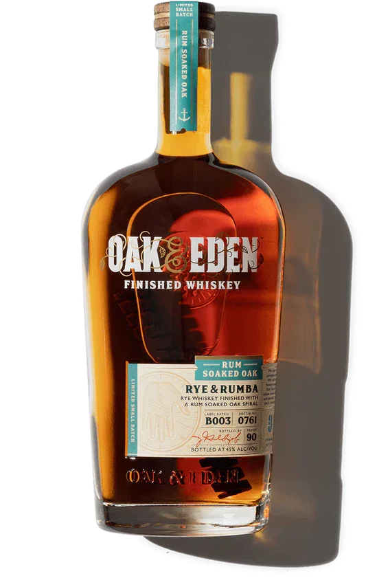 Oak & Eden Rye and Rumba 750 ml - Captain Caskwell