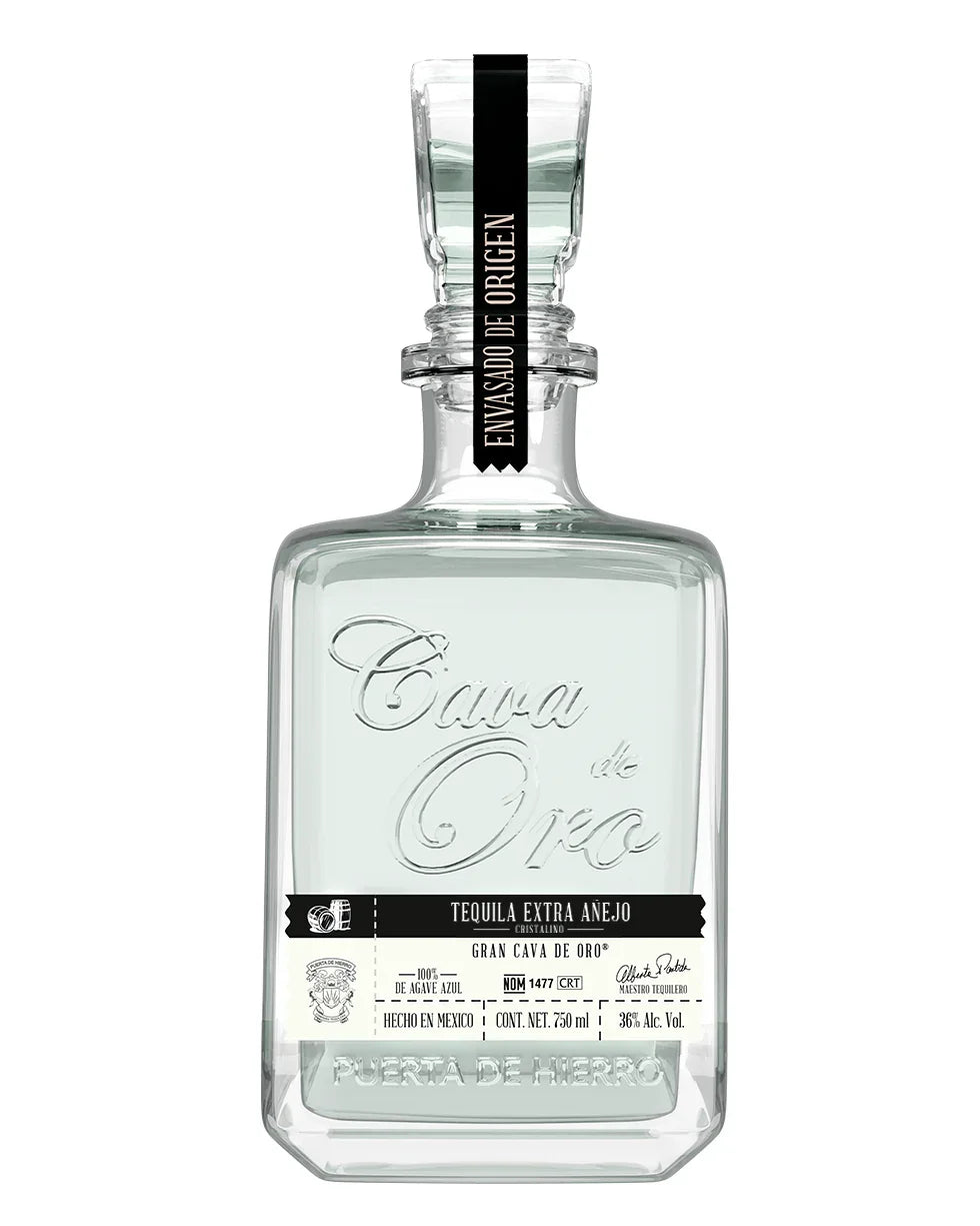 Cava de Oro Tequila Anejo Cristalino 750 ml - Captain Caskwell