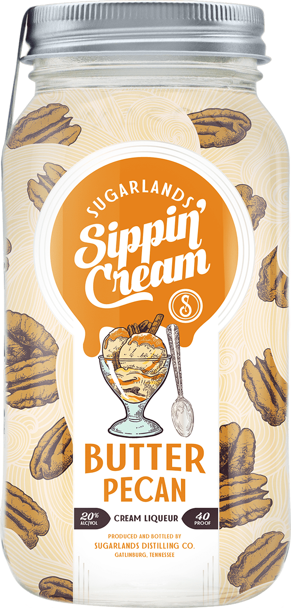 Sugarlands Butter Pecan Sippin' Cream Liqueur 750 ml - Captain Caskwell