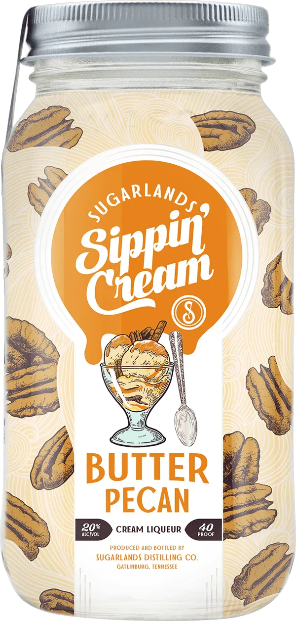 Sugarlands Butter Pecan Sippin' Cream Liqueur 750 ml - Captain Caskwell