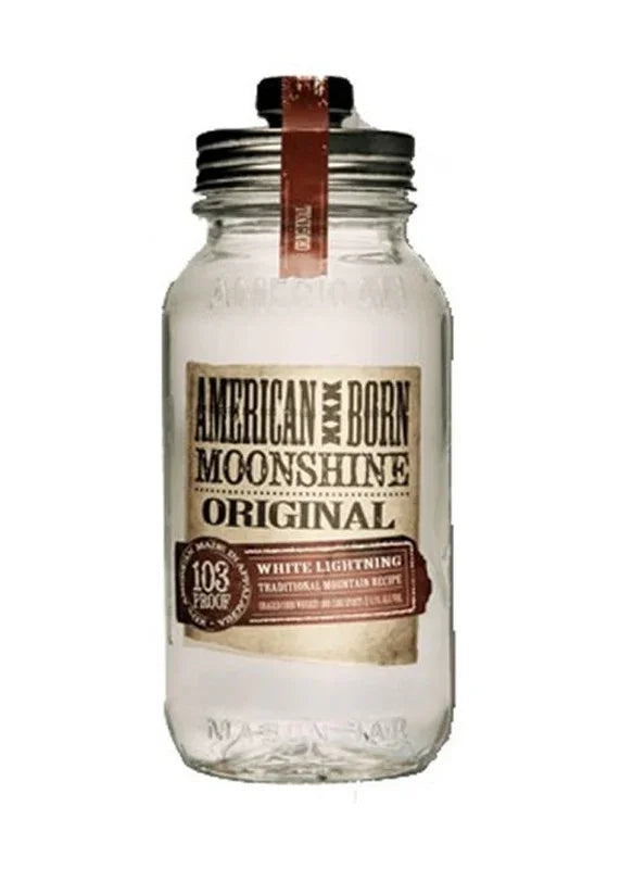 American Born Moonshine Original White Lightning 750 ml - Captain Caskwell