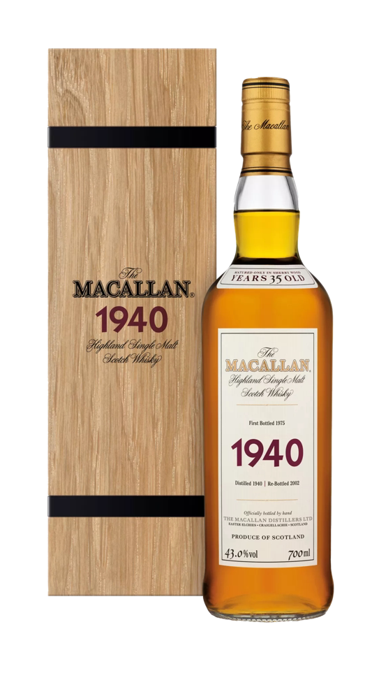 FINE & RARE THE MACALLAN 1940 750 ML