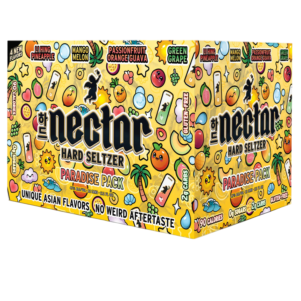 Nectar Paradise Variety Pack of 12 12 FL - Captain Caskwell