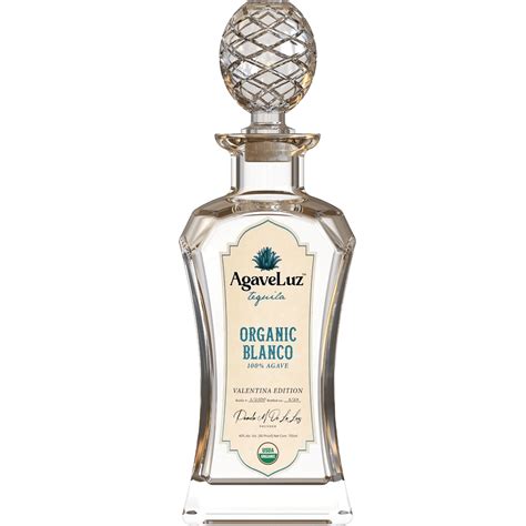 AgaveLuz Organic Blanco Tequila Valentina Edition 750ml