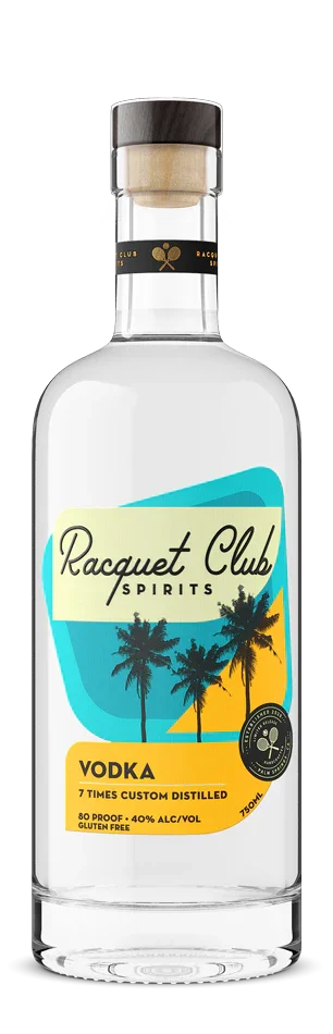 Racquet Club Vodka 750 ml - Captain Caskwell