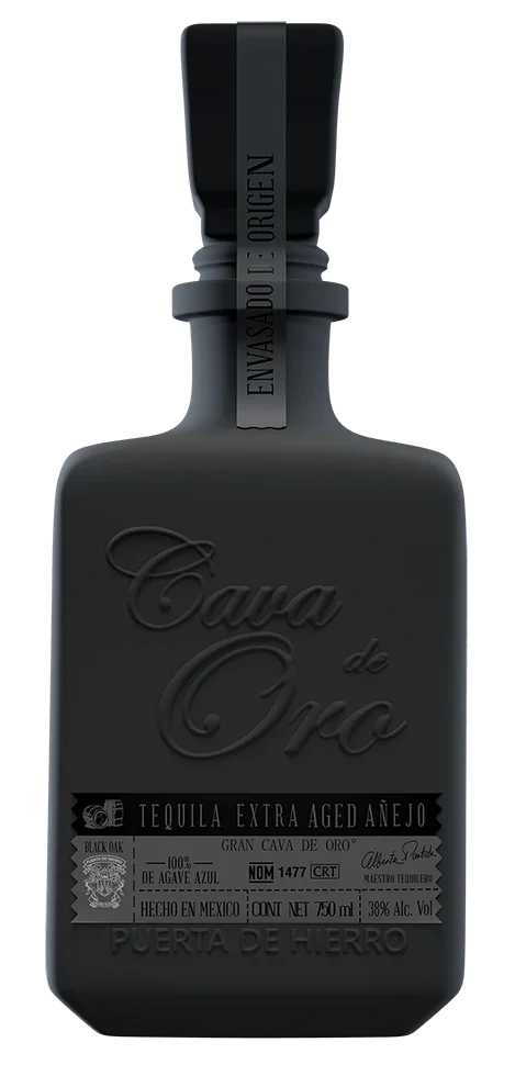 Cava De Oro Extra Aged Anejo Black Tequila 750ml - Captain Caskwell