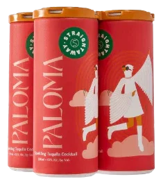 Straightaway Paloma 4pk cans 250 Ml - Captain Caskwell