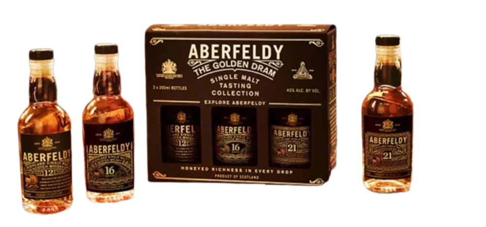 Aberfeldy 3 Pack 200ml 12 16 & 21 Year 200ml - Captain Caskwell