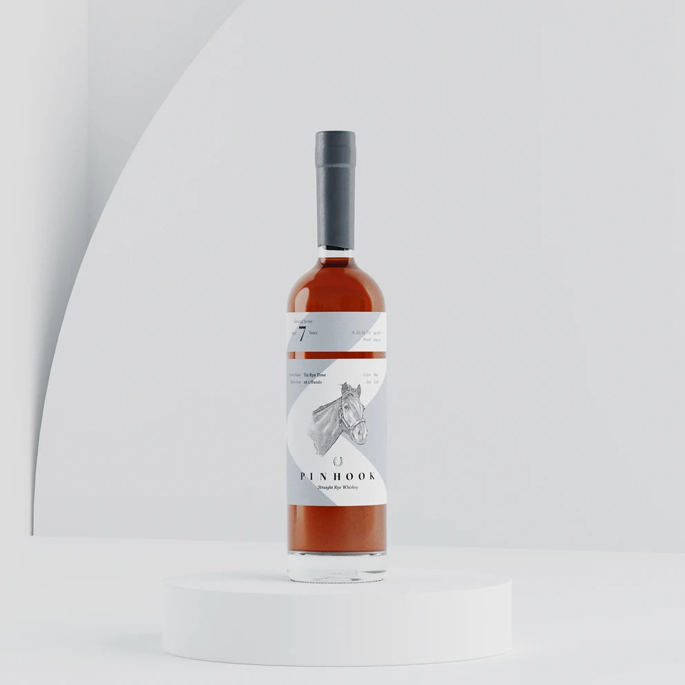 Pinhook Tiz Rye Time Straight Right Whiskey Vertical Series 2023 Silver 7 year 750 ml - Captain Caskwell