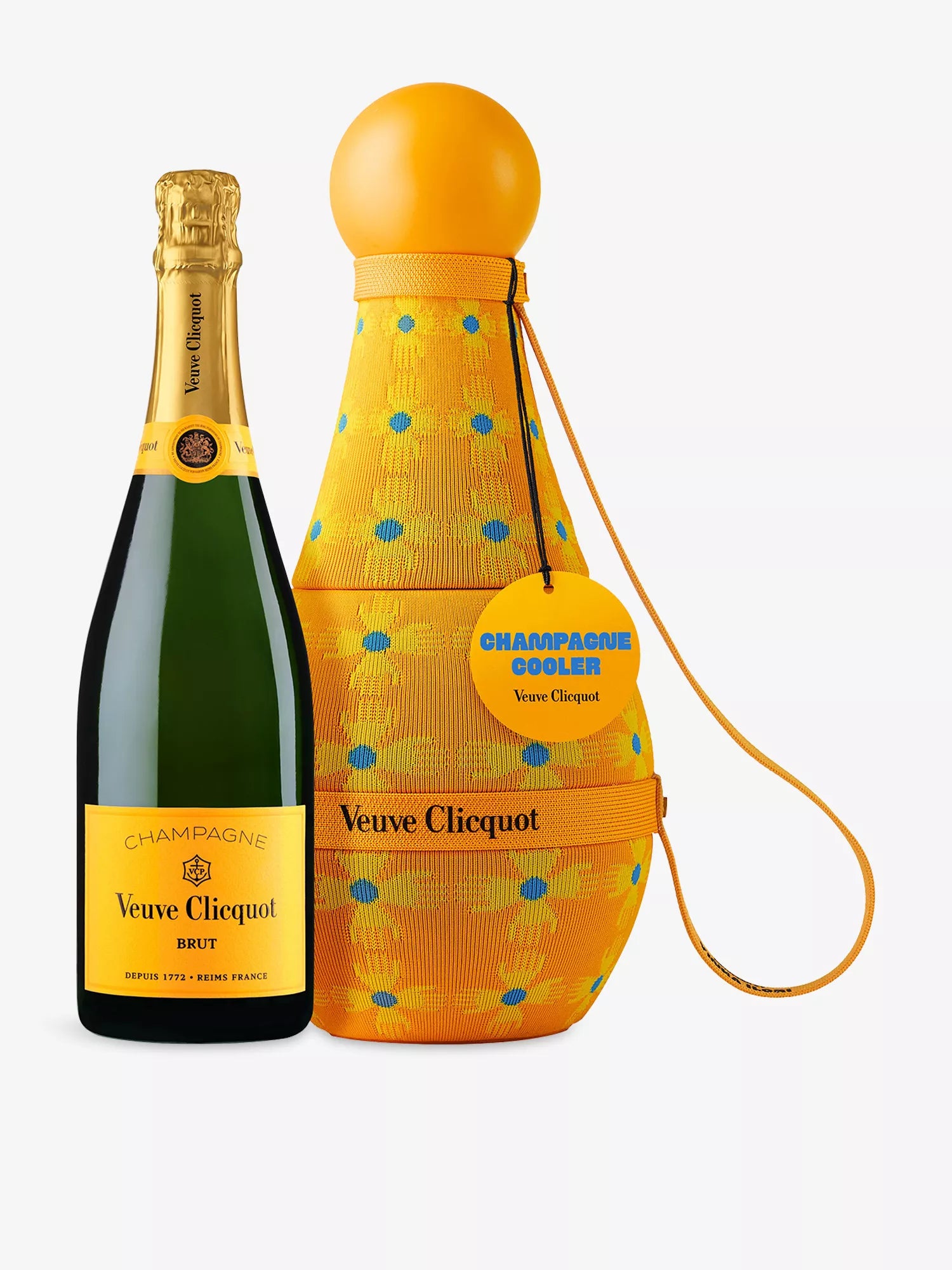 Veuve Clicquot Yellow Label Sun Totem – Limited Edition Crafted by Yinka Ilori 750ml