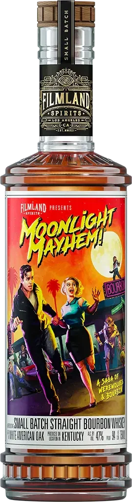 Filmland Spirits Moonlight Mayhem Small Batch Straight Bourbon Whiskey 750 ml - Captain Caskwell